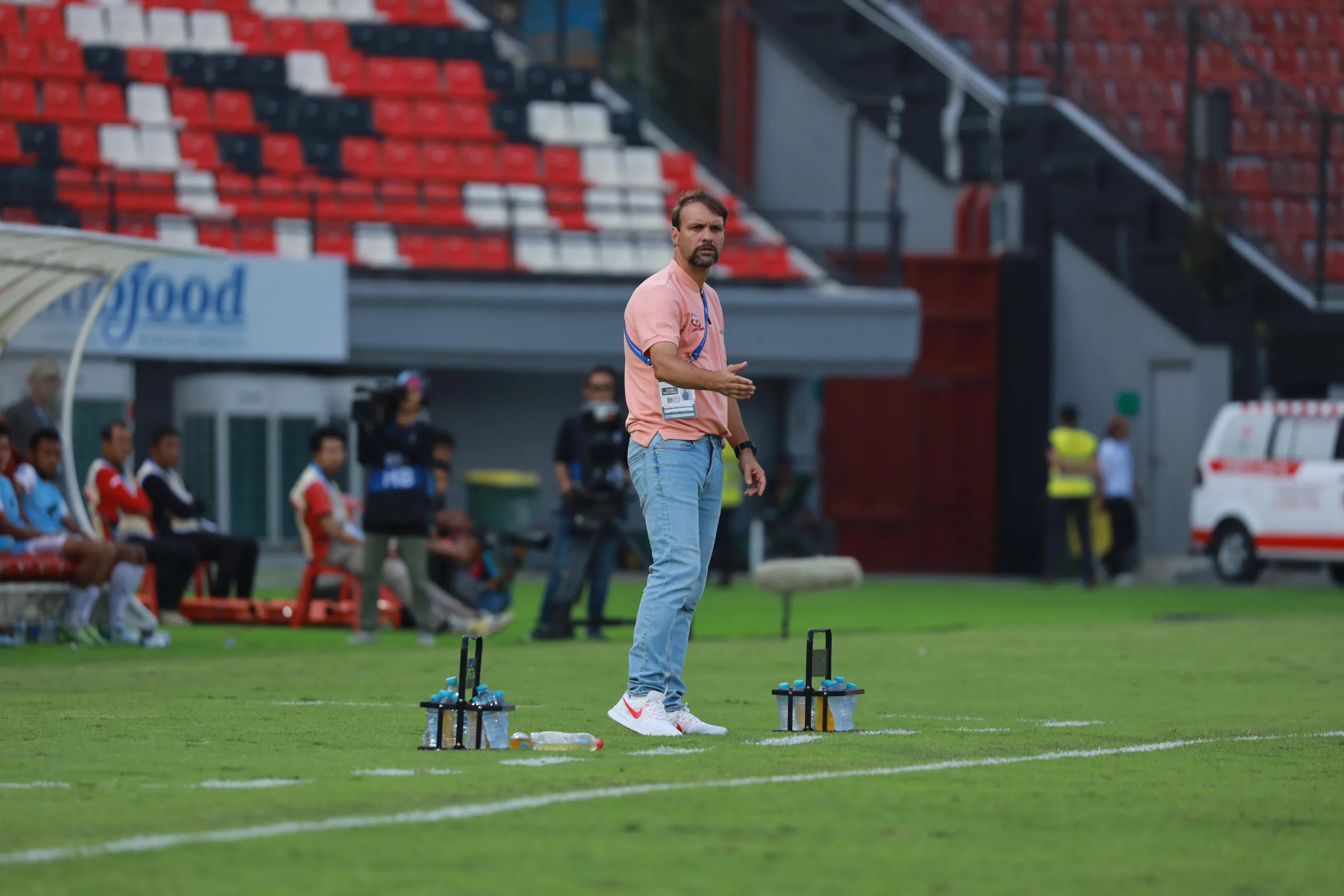 FOKUS: Madura United FC sedang serius menatap laga kontra Persib Bandung. (K-TV/Reytandia)