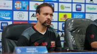 TARGET TINGGI: Madura United FC bertekad kalahkan Persik Kediri di hadapan publiknya. (K-TV/Reytandia)