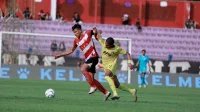 KALAH: Madura United FC menyarh 4-0 atas Persik Kediri. (K-TV/Reytandia)