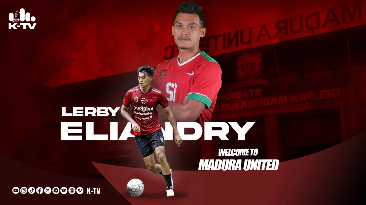 PEMAIN BARU: Annisa Zhafarina menyambut Lerby Eliandry dengan harapan membawa Madura United FC bangkit. (K-TV/Albi)