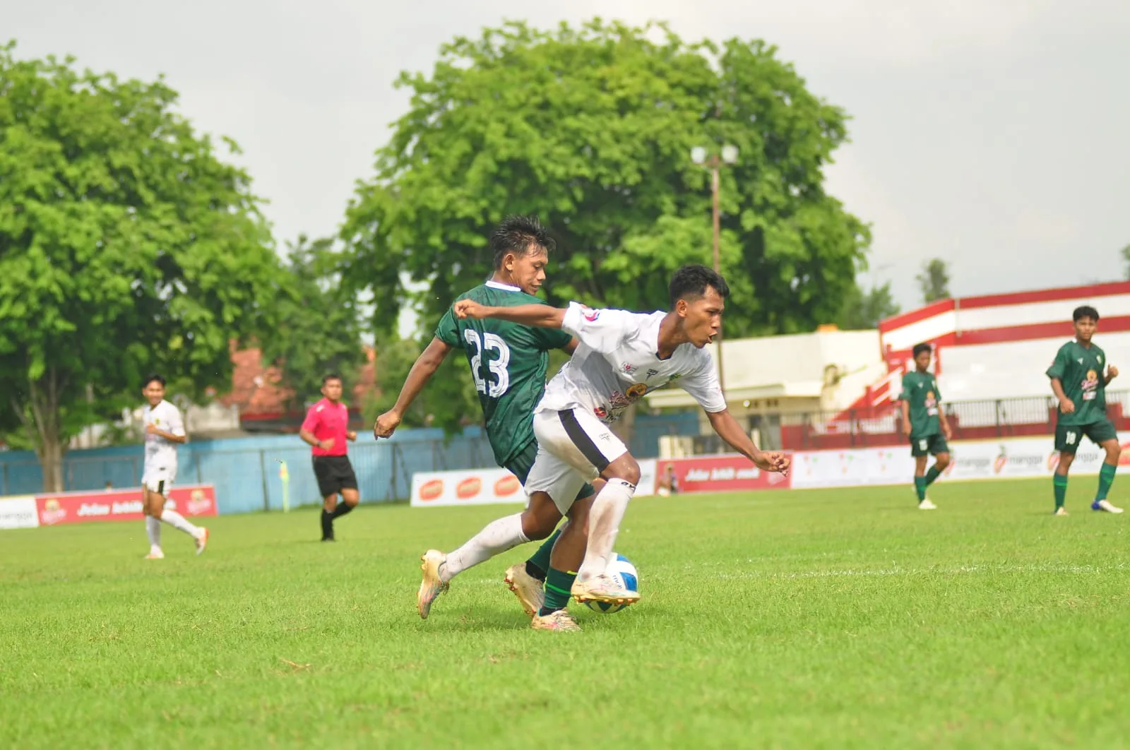 MERANGSEK NAIK: Perssu Madura City ambik alih puncak klasemen Grup M Liga 3 Jatim 2023-2024. (Perssu for K-TV)