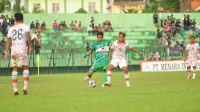 LOLOS: Perssu Sumenep bersama Persipro 1954 Probolinggo melaju ke 16 Besar Liga 3 Jatim (K-TV/Taufiq Hidayat)