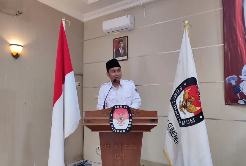 POLEMIK: KPU Sumenep memebnarkan soal hak uang transportasi peserta Bimtek KPPS. (K-TV/Taufiq Hidayat)