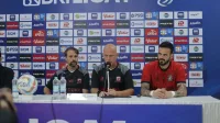 SANGAT SIAP: Madura United FC bertekad meraih poin maksimal. (K-TV/Reytandia)