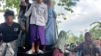 SOROTAN: Psikolog menyayangkan, anak di bawah umur dilibatkan unjuk rasa. (K-TV/Sitti Romlah)