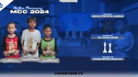 SANG JUARA: Daftar enam pemenang Madura Chess Championship (MCC) 2024. (K-TV/Miftahol Arifin)