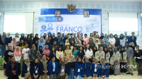 KOLABORATIF: Politeknik Negeri Malang (POLINEMA) memperingati Pekan Francophonie 2024 sedunia bersama Intitut Français D’Indonésie (IFI) Surabaya. (K-TV/Reny Tria Rossyta)