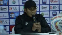 REBUT KEMENANGAN: Madura United FC ingin lanjutkan tren pisitif tiga laga tanpa kekalahan. (K-TV/Reytandia)