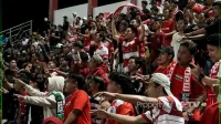 KABAR SEDIH: Laga Madura United FC Vs Arema FC tidak bisa dihadiri suporter. (K-TV/Reytandia)