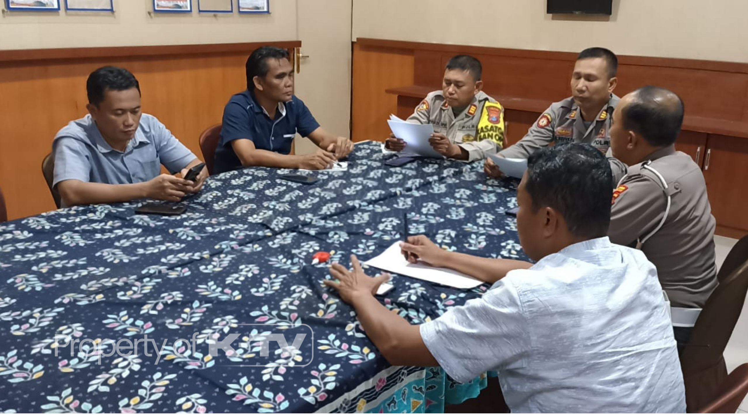 ATENSI: Polres Pamekasan memberikan imbauan sebagai peringatan dini demi lancarnya MSFC 2024. (K-TV/Sitti Romlah)