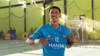 TAMPIL GEMILANG: Rafly Saputra jadi pencetak quattrick pertama MSFC 2024. (K-TV/Reytandia)