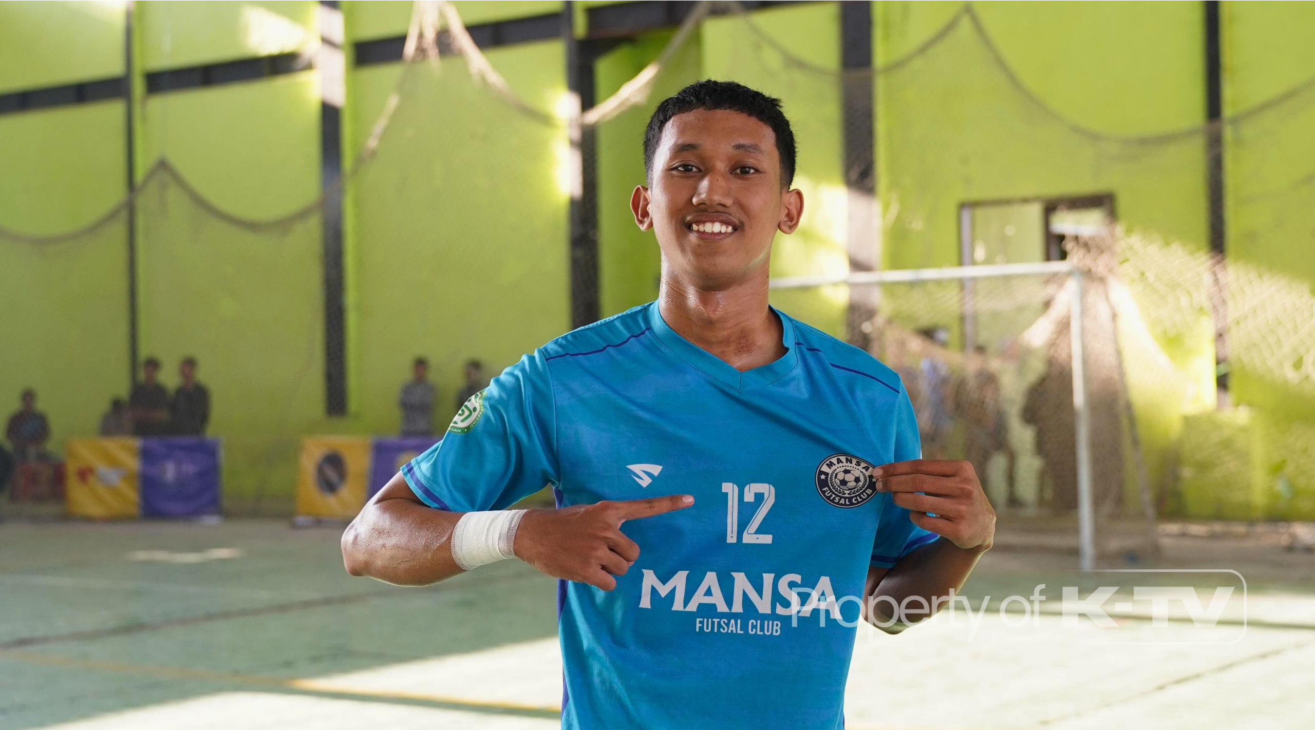 TAMPIL GEMILANG: Rafly Saputra jadi pencetak quattrick pertama MSFC 2024. (K-TV/Reytandia)