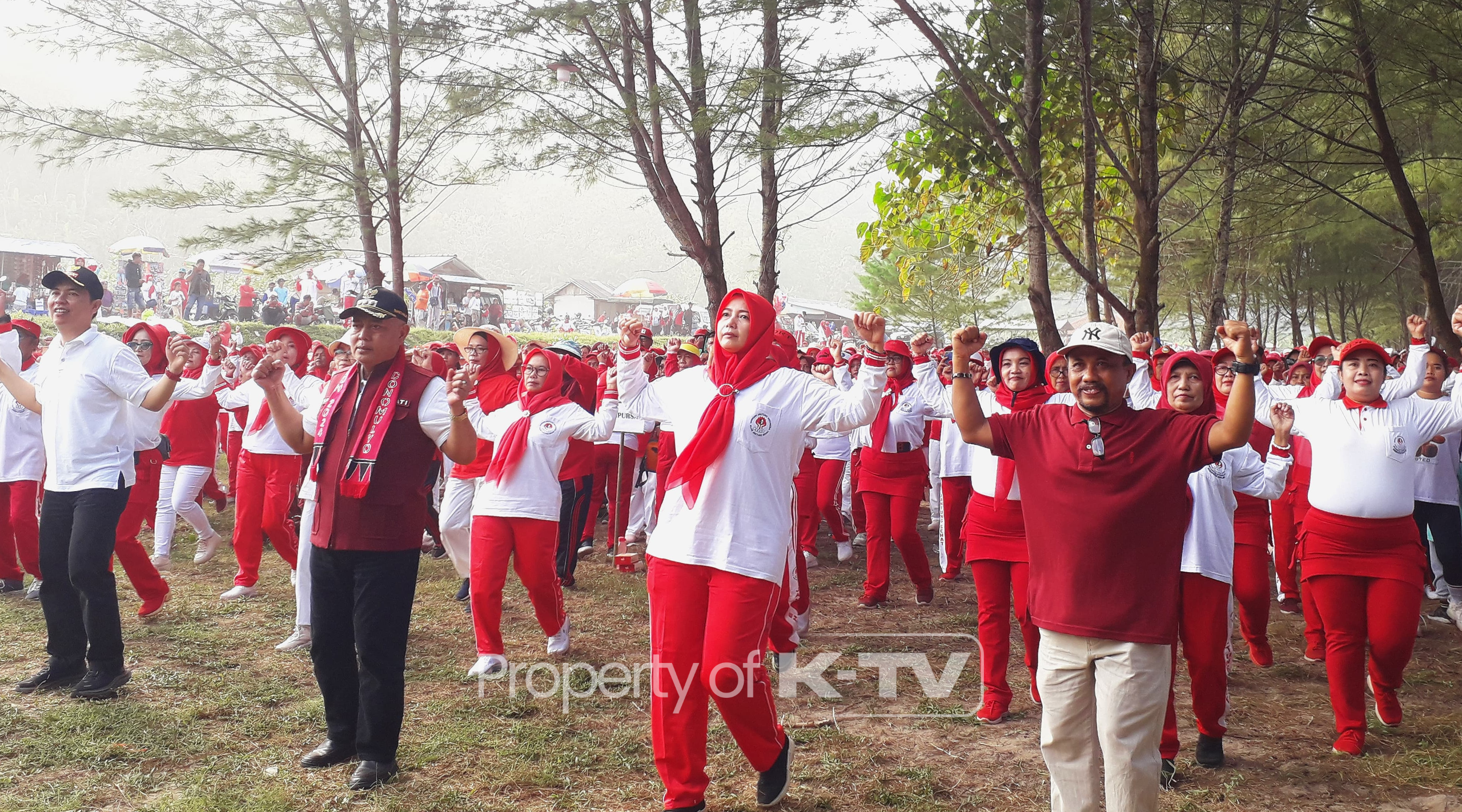 KESEHATAN; Ribuan lansia memperingati Hari Lansia Nasional di Malang. (K-TV/Reny Tria Rossyta)