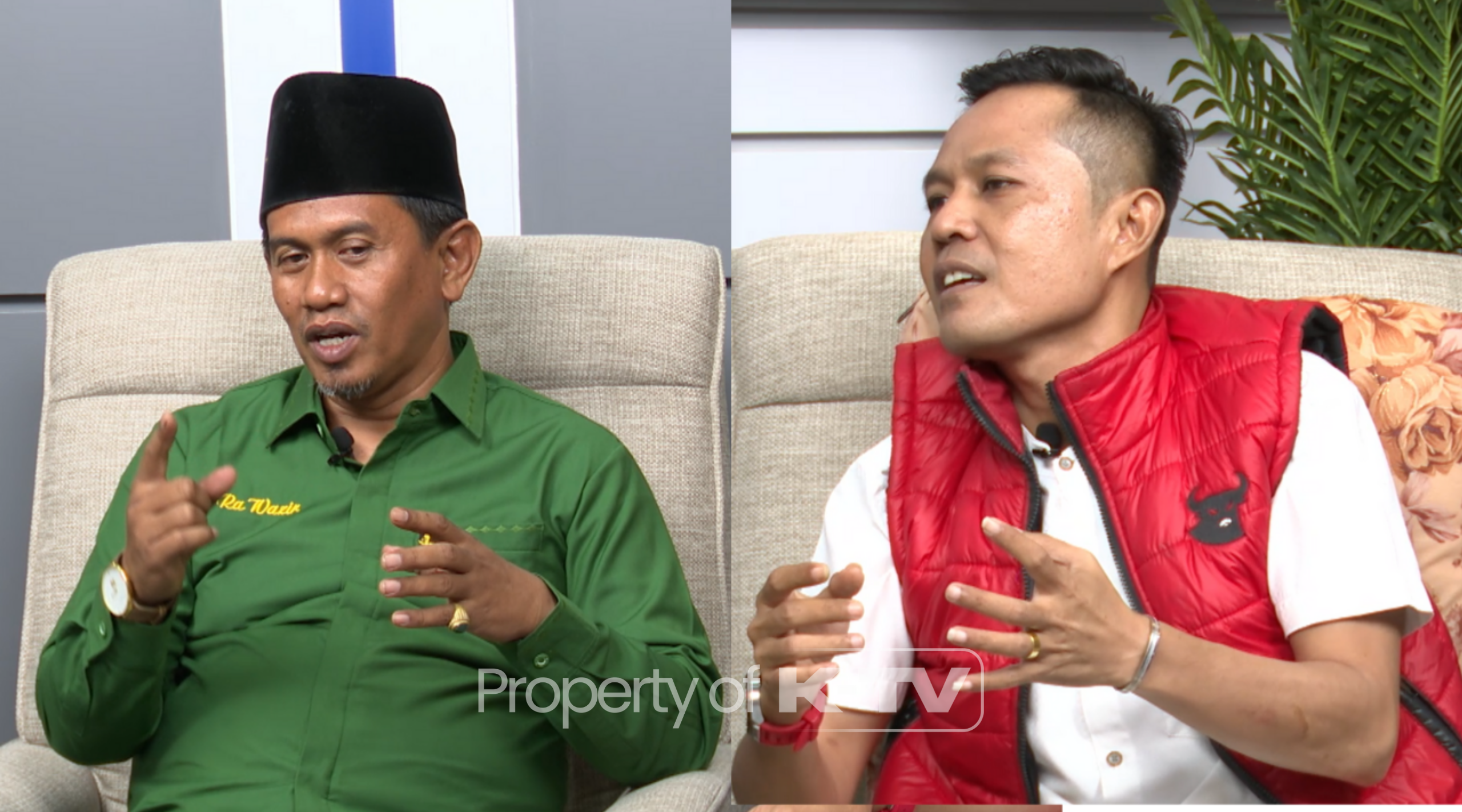 SEIMPIAN: PPP dan PDIP Pamekasan berharap hanya ada calon tunggal di Pilkada Pamekasan. (K-TV/Ahmad Tamyizul)