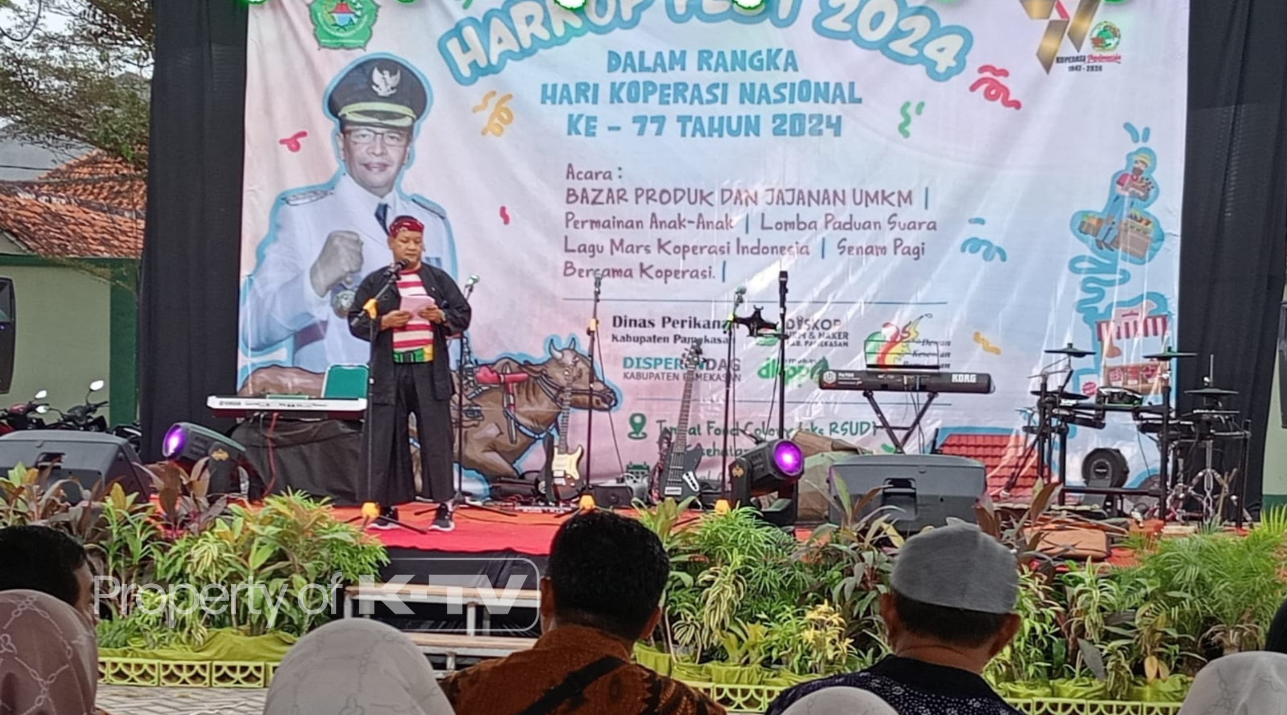 MEMPERINGATI: Harkop Fest 2024 mampu tingkatkan PAD Pamekasan. (K-TV/Sitti Romlah)