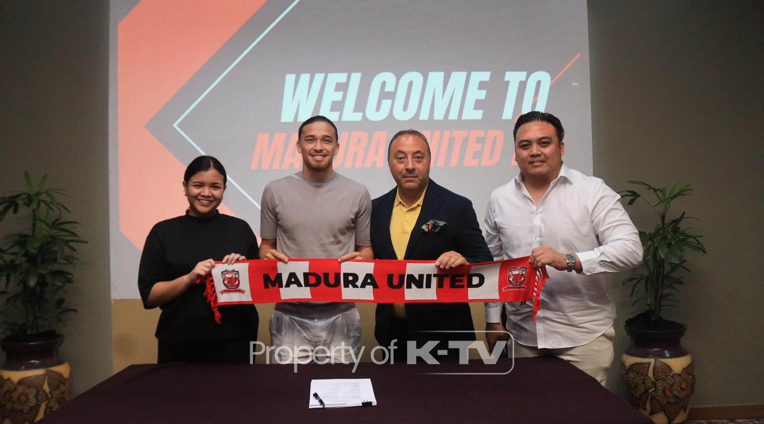 MENGGEMPARKAN: Madura United bisa menggaet pemain keturunan Indonesia-Belanda Jordy Wehrmann (K-TV/Reytandia)