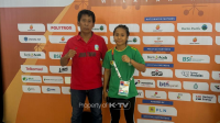 MEMBANGGAKAN: Atlet Muay Thai Pamekasan sumbang medali mas dalam ajang PON Aceh-Sumut 2024.(K-TV/Ist_KONI Pamekasan)