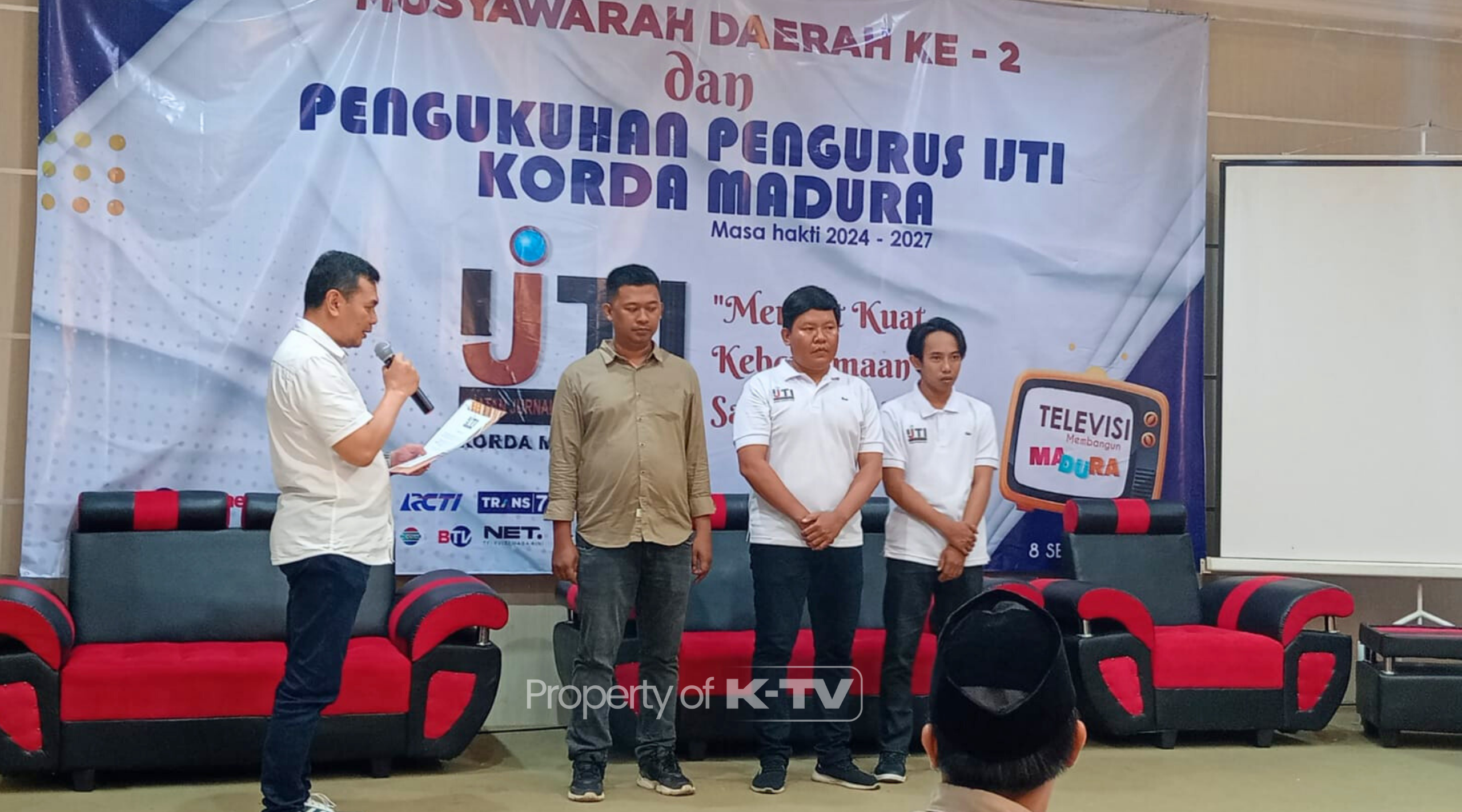 RESMI: Veros pimpin IJTI Korda Madura melalui Musda 2. (K-TV/Sitti Romlah)