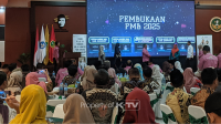 LAUNCHING: UNIBA Madura luncurkan PMB Tahun Akademik 2025/26. (K-TV/Taufiq Hidayat)