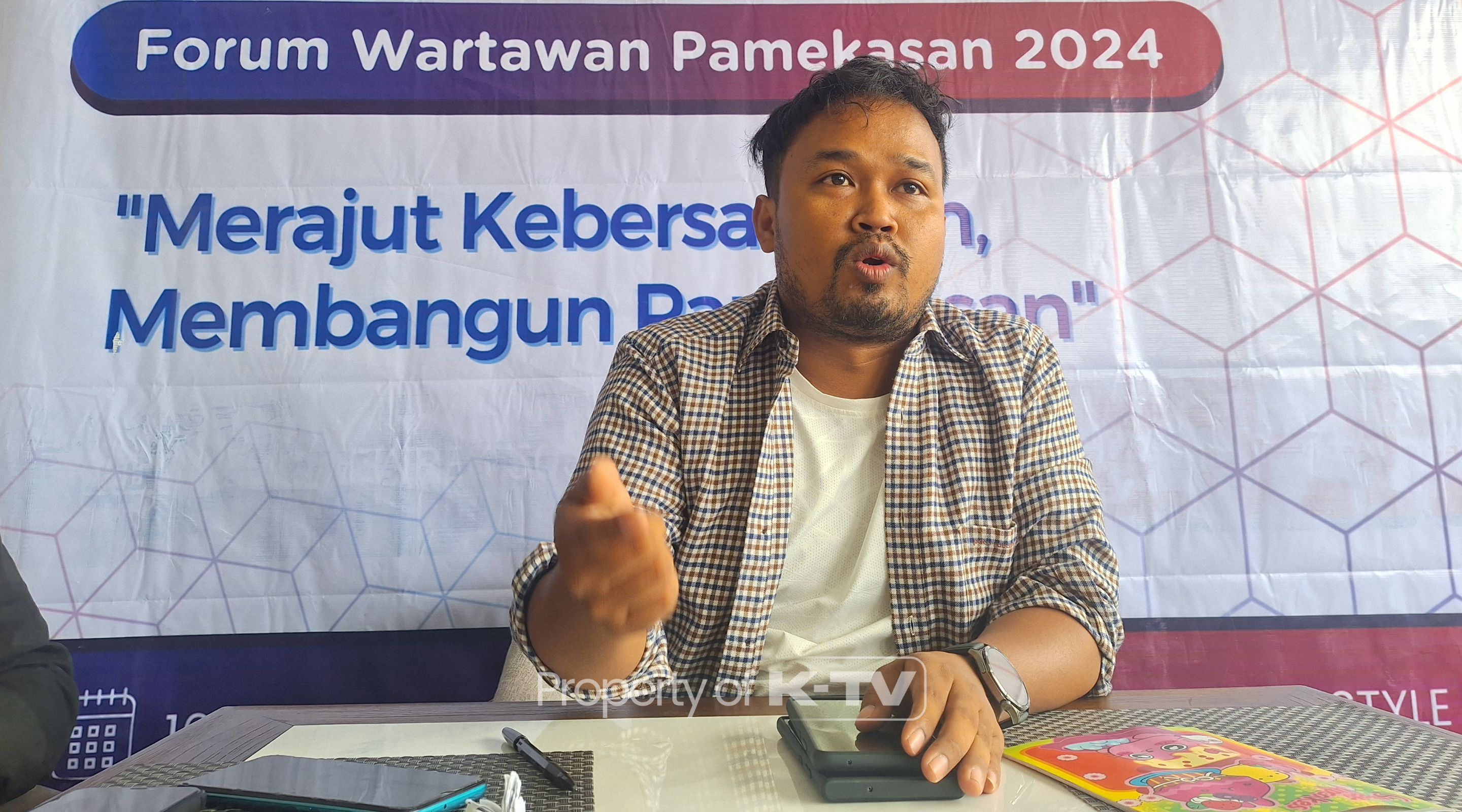 TERPILIH: Ongky Arista UA jadi Ketua FWP 2024-2027. (K-TV/Ahmad Tamyizul)