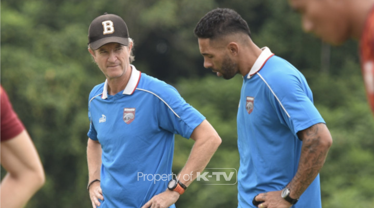 TIDAK MAIN-MAIN: Borneo FC ingin mengamankan poin saat jamu Madura United FC di Stadion Batakan, Kota Balikpapan. (K-TV/Ist_Bprneo FC)