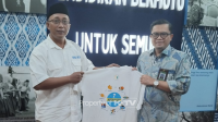 AUDIENSI: SMSI Jatim sambangi Kemendikdasmen untuk mengajak kolebaorasi dalam peningkatan literasi. (K-TV/Ist)