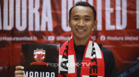 KUAT: Madura United perpanjang kontrak Nurdiansyah. (K-TV/Reytandia)