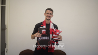 HADIAH MANIS: Kerim Palic mendapatkan kontrak panjang bersama Madura United. (K-TV/Reytandia)